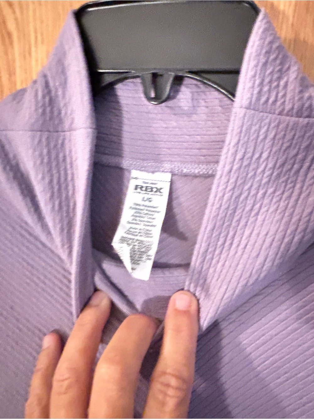 RBX Lavender Cowl Neck Sweater - Picture 3 of 3